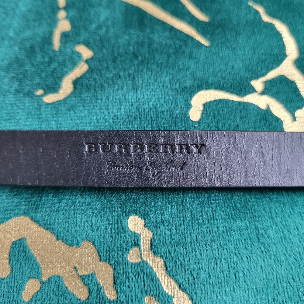 Burberry DarkLeather Belt - Picture 6 of 7